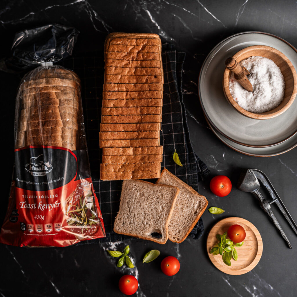 Príma Pék - Toast kenyér csomagolás tervezés